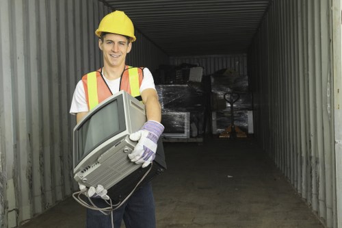 Norwood skip hire containers ready for waste disposal