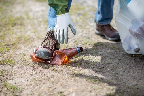 Variety of office items being cleared responsibly